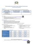Rental Assistance Demonstration Program Waiting List Announcement